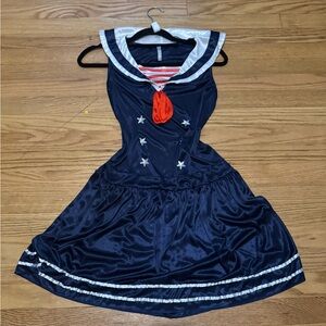 Navy Blue Sailor Dress